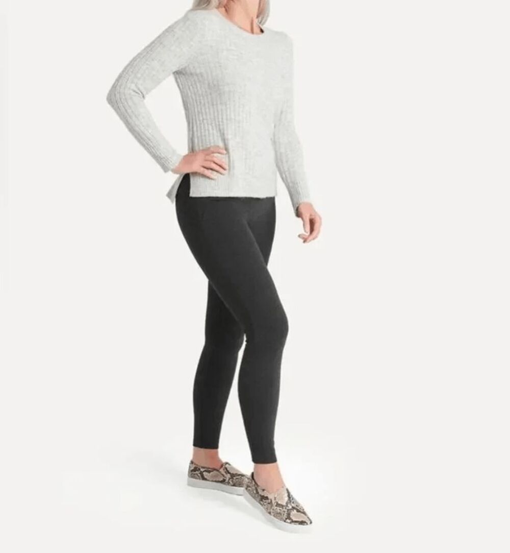 New Betabrand Charcoal Skinny Classic Dress Pant Yoga Pants XXLarge Long Tall